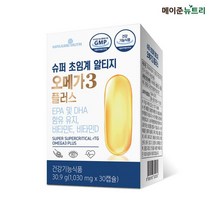 메이준뉴트리 슈퍼 초임계 알티지오메가3 플러스 1개, 단품, 단품