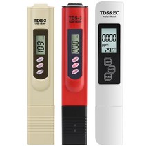 EC측정기 전기전도도측정기 전기전도도 수경법 실험, 다기능 수질 테스트 펜  고급형 흰색