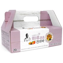 (두레촌) 명인조청 하루든든 견과바 500g (25g x 20개)/식품명인 강봉석/쌀조청/생과일청, 25g