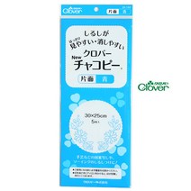 크로바 NEW 챠코페이퍼 단면 파랑 프랑스자수 먹지 퀼트, NEW 챠코페이퍼-단면 파랑