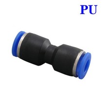 에어 카플러 공압 피팅 PY/PU/PV/PE/HVFF/SA 워터 파이프 커넥터 추력 4 ~ 12mm/ PU 플라스틱 호스 퀵 커플 링, 옵션_PU | OD 4MM