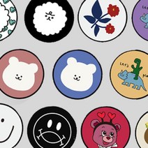 (MD픽 스마트톡) BEST 원형 스마트톡 (플라톡) 놀자 공룡 옐로우:일반형 블랙, 색상, 1개