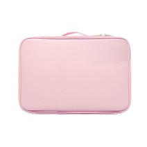여행용 메이크업 박스 화장품 가방 대형 파우치 멀티가방 크림핑크, 대