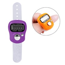 디지털 (손가락계수기 A타입-바이올렛) 숫자 카운터기 미니 숫자 계수기 카운터기, 단품