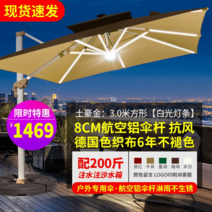 태양광 캐노피 파라솔 마당 야외 조명, 옵션24