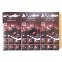 USA 직구 쇼게텐 독일 제품 다크 초콜릿 3.5ounce 1팩, 상세참조, 수량