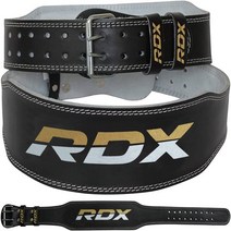 RDX 4 Inch 무게 Lifting 가죽 벨트 블랙 스몰, 216478 M