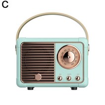 명품스피커 블루투스 가성비 감성 우드 레트로 미니 레트로 Hifi 스테레오 블루투스 V5.0 스피커 휴대용 무, 03 C