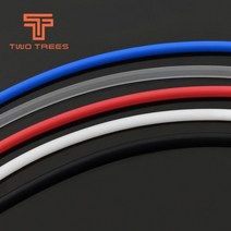 3D프린터 관련 부품 용품 테플론토 TL-피더 핫 엔드 로스톡 보우덴 압출기 1M PTFE 튜브 엔더 3 용 복제, 05 Transparent 2x4mm