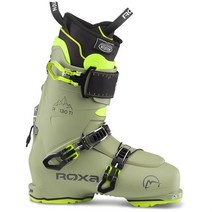 Roxa 스키신발 R3 130 TI I.R. Alpine Touring Ski Boots 2024, Olive/Olive/Olive-Neon, 28.5