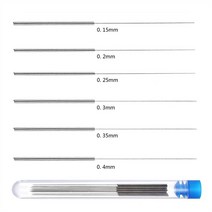 10pcs 스테인레스 스틸 노즐 청소 바늘 도구 0.15mm 0.2mm V6 3D 프린터 부품 드릴, 04 0.3mm