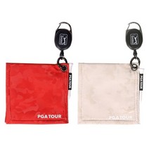PGA Tour 카모 릴클리너 스포츠타월 레드1 아이보리1, 상세페이지 참조