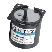 산업용부품 전기장비 기계모터 220V AC 40W 저속 기어드 모터 70KTYZ 영구 자석 동기 모터 조정 가능한 방, 06 20rpm with bracket