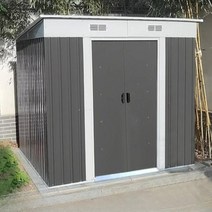 조립식창고 이동식 컨테이너 야외 보관함 간이 농막, 인클라인드 A형