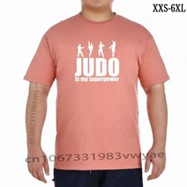 유도 도복 용품 2018 뜨거운 판매 Judoka Martial Arts Judo Fight TShirt 남성 유니섹스 만화 성인 T 셔츠 O 목 옷 XXS-6XL