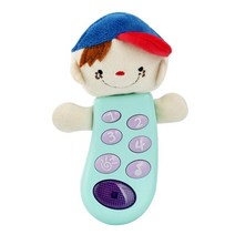 부드러운 봉제 인형 장난감 전화기 18개월 선물 완구 교육 유아 이교구