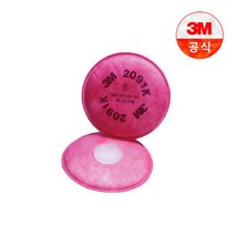 3M 양구형 방진필터 2091K 1쌍(2개입), 단품