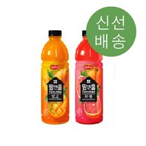 롯데칠성 델몬트팜앤홈 망고 자몽 1.2L 6페트PET 과일음료 과일주스, 델몬트 팜앤홈 1.2Lx6펫(망고)