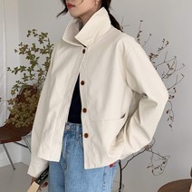 모아레코 클로이 레더 셔츠 자켓