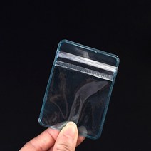 투명 PVC 악세사리 보관 지퍼백 8x6cm 100P DD-11180, 100개