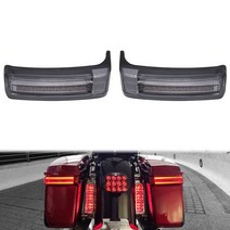 할리데이비슨커스텀 할리용품 할리데이비슨부품 2xmotorcycle led 안장 가방 회전 램프 라이트 실행 브레이크 라이트 여행용 도로 킹 97-2022 일렉트라 스트리트 제한, 지도된 빛 14-22