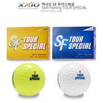 젝시오 12 SF TOUR SPECIAL 투어스페셜 볼 1더즌 2피스볼 2종류 던롭스포츠, 패션 옐로우