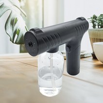 원예용 전동 분무기 nanos 스프레이 fogger 전기 블루 조명 usb 충전기 소독, 검은색