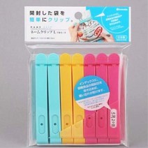 프로라인 잇템 인테리어 집게 과자 깔끔한 이쁜 아이템 디자인 용품 소품 봉지 W49429A 생활 일회용 자취 보관 밀봉 업소 가정 클립 세트 7p 귀여운 예쁜 주방 도구 일반크립(클립)
