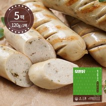 모든닭 닭가슴살 소시지 이탈리안 허브 120g 5팩 매력적인 은은함 1등급 국내산 위생안전관리 생산라인