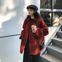 두루마기코트 고급 더플 도깨비 트렌치 여성 코트 데이트 출근 키작녀 룩 아이보리 여행 하객 패션 코디