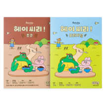 [2SET] 헤이씨리! 프로틴 시리얼 400g x 2개 단백질 식단 그래놀라 대용량 초코x오리지널, 초코, 오리지널