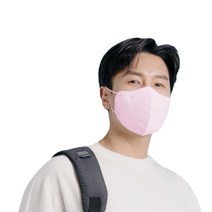 김동완 아임리얼 클래시 플러스 보건용 마스크 25매입 (KF94)(중형)(연한황색 분홍색), 25매, 분홍색 - 중형