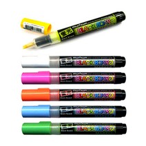 문화연필 형광 블랙보드마카 / 블랙 보드마카, 하늘, 상세 설명 참조