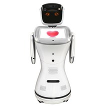 서빙로봇 식당 음식점 카페 호텔 다기능 그릇 배달, 상세 페이지 참고, 밝은 회색