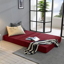 [천삼백케이] [BIF보루네오] 엘리브 접이식 토퍼 3단매트리스 고급형 싱글 sk036