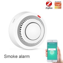 Aubess-Zigbee 와이파이 스마트 연기 감지기 무선 화재 경보 센서 홈 보안 시스템 소방관, 01 Zigbee Version