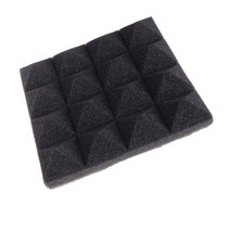 방음부스 가정용 미니 드럼 1인 피아노 이동식 색소폰 노래방25*25cm 5cm 두께 방음 스튜디오 폼 처리 우수, 01 BK