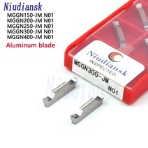 선반 밀링 바이트 10pcs mggn150 mggn200 mggn300 mggn400-jm n01 그루빙 카바이드 인서트 알루미늄 및 구리 용 cnc 절삭 터닝 인서트, 10개