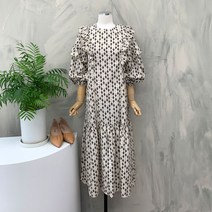 행복여[봄신상무배]에스닉 앤틱 프릴 롱 원피스