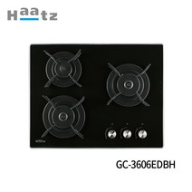하츠 3구 빌트인 가스레인지 GC-3606EDBH 렌지 쿡탑, LPG