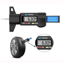 [달팽이 보금자리] 타이어 마모 뎁스 depth 깊이 디지털 게이지 gauge 5416EA