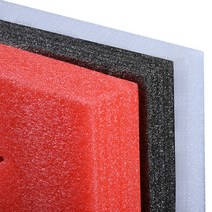 충격방지 폼포드 압축스티로폼 EPE 포장 폼보드 포장용, 20mm, 2m x1m, 레드