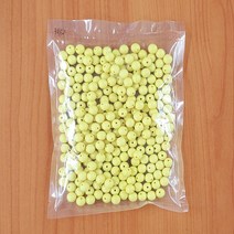 플라스틱구슬(노랑색)10mm 250개입