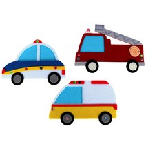 펠트 자동차액자 3종set, 단품