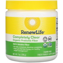 Renew Life Completely Clear Organic Prebiotic Fiber 7 oz (198 g)