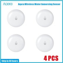 누수 탐지기 Aqara 센서 IP67 물 침수 누출 감지기 샤오미 홈 원격 경보 보안 적외선, 04 4pcs
