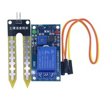 아두이노 토양 습도 센서 12V 릴레이 모듈 Soil Moisture Control Module, 1개