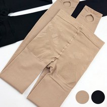 골프 레깅스 복부압박 고리레깅스 무발 겨울타이즈