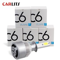 C6 880 881 H7 LED H4 자동차 안개등 전구 H27 HB4 HB3 9012 9006 H3 H1 H11 H8 H9 H13 Led 빛 자동 12V 헤드 라이트, 4sets 8pcs 3000k