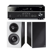 야마하 RX-V385+ 데피니티브테크놀러지 D11 하이파이오디오, 티타늄, 블랙